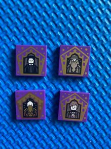 Collectible Lego Harry Potter Wizard Chocolate Frog Card Tiles