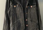 Black Denim Jacket from River Island