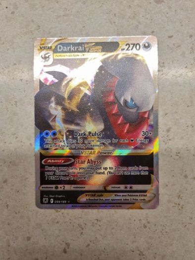 Darkrai Vstar Pokemon Card