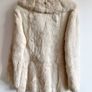Vintage Rabbit Fur Coat - Light Beige/Cream Image 3