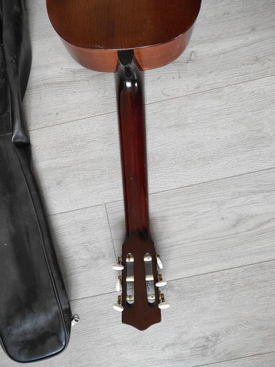 Vintage 1960s Rosetti The Schaller Scholar No.007 Classical Acoustic Guitar + leather Bag