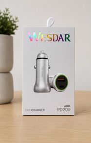 Wesdar Pd20w Usb & Usb-c Fast Car Charger 20w - New Boxed