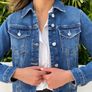 Lipsy women denim jacket size XS Image 5
