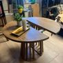 Tovo Extendable Round Dining Table Laminated 100-140cm Image 4