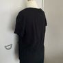 New Black Top with Sequins on neckline, size 12 Image 3