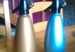 Retro Soda Syphon Boc Sparkletts Metallic Blue and Gold