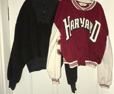 Teddy jacket&bomber jacket, H&M, size 10-12 uo