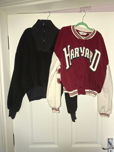 Teddy jacket&bomber jacket, H&M, size 10-12 uo
