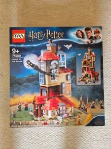 lego 75980 harry potter, attack on the burrow