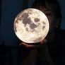 Moon Lamp Realistic 3D Printed Lunar Night Light Image 3