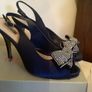 Navy Slingback Shoes Image 3