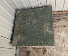 9 x Rubber garden tiles Green 50 x 50 cm