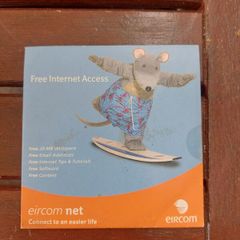 vintage eircom Internet Cd,, vintage communications,,,never opened,,a piece of irish history,,price includes post to anywhere in Ireland thank you, sold as seen