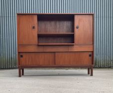 1960s Teak Highboard - Warehouse and Showroom Open Saturday 25th April 12 til 4pm Eircode R95T227