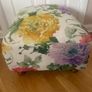 Beautiful custom made floral footstool Image 3
