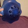 Vintage Cobalt Blue Fruit Bowl Image 2