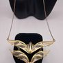 sterling silver golden lark wings necklace Image 5