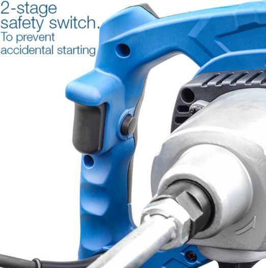 Hyundai 1600W Electric Paddle Mixer W/ 5pc Trowel