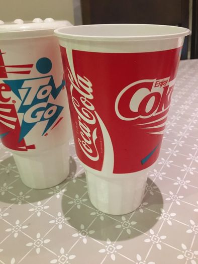 Coca Cola Plastic bottles/Beakers/Cups 2 Euro each