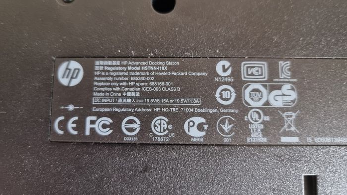HP Advanced Dock with 230W Power Supply!