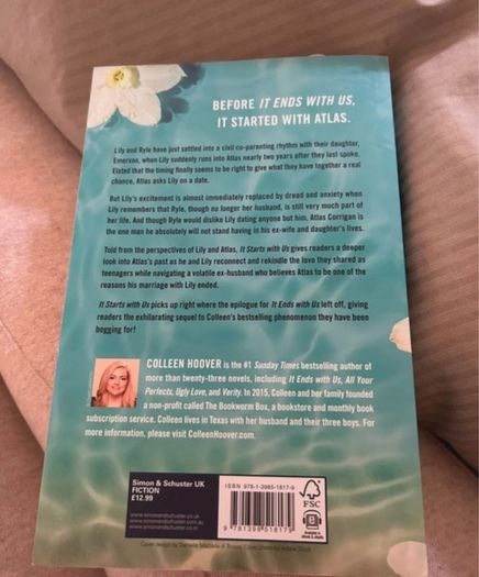 It starts with us Colleen Hoover