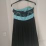 black lace strapless dress Image 3