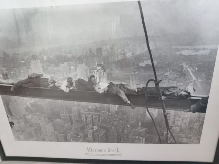 Skyscraper and afternoon framed pictures