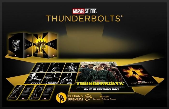 MARVEL Thunderbolts Blufans Exclusive EMPTY One Click Box + EXTRAS