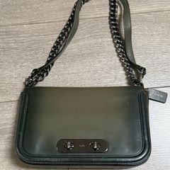 coach crossbody khaki green