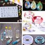 133 Pcs Resin Casting Molds and Tools Set, Jewelry Craft Moulds, Daohexi DIY Silicone Epoxy Resin Mold, for Resin Jewelry and Craft, Resin Craft Making Kit (FREE POSTAGE) Image 2