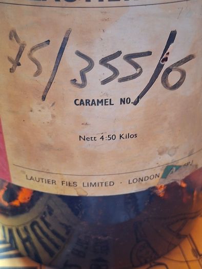 Lautier Fils amber glass demijohn bottle, Postage Available or Collection