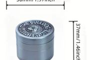 Dog Metal Silver Grey Grinder 50mm