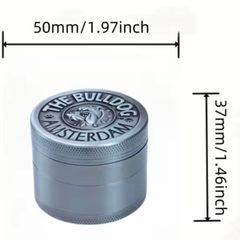 Dog Metal Silver Grey Grinder 50mm
