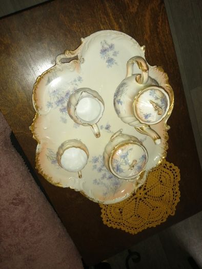 Set of Antique Limoges porcelain
