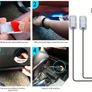 4pcs RGB LED Atmosphere Lamp Set for Car - High Brightness, Long Lifespan, USB-Powered Image 3
