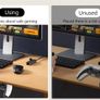 Hanging Storage Rack for PS5/PS4 Acrylic Controller Under Table Game Controller Holder Handle Bracket Stand for Sony Dualsense - New! Image 6