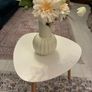 Side table with flowers and pot Image 2