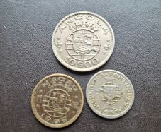 Macau&Angola&Cape Verde. Lot of 3 coins (1953-1969)