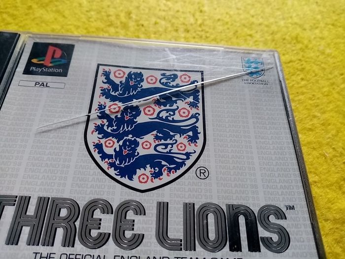 Three Lions The official England team game PlayStation1 Ps1 PlayStation 2 ps2 games Original