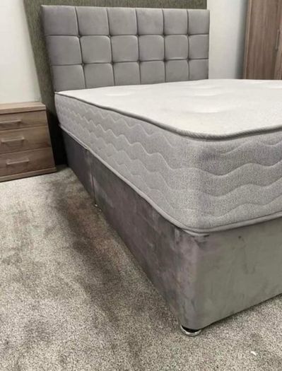 Double Divan Bed and Mattress