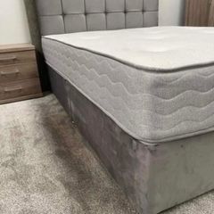 double 4ft6 Divan Bed with Mattress included