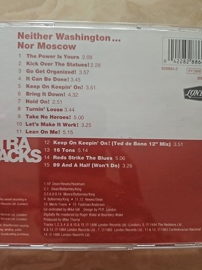 The Redskins CD - Neither Washington Nor Moscow