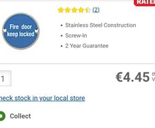 fire door signs