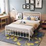 Double Bed Frame with Headboard and Footboard Image 6