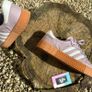 Premium Purple Leather Adidas Samba Image 3