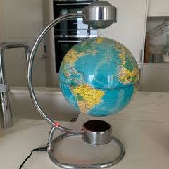 Magnetic revolving globe