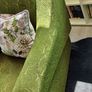 2 x Vintage Green Armchairs Image 5