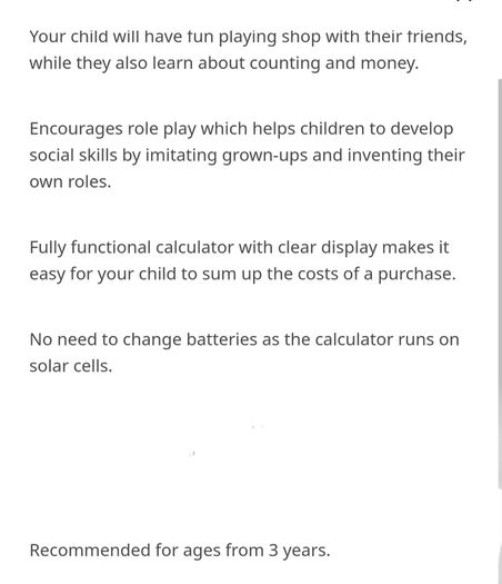 Solar powered wooden toy cash register (1501) 1