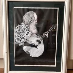 Barry Britton Signed Limited Edition Print - Mandola Man