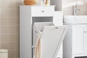 Bathroom Vanity Unit Recycled Solid Wood Basin Cabinet
